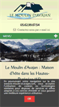 Mobile Screenshot of le-moulin-d-avajan.com